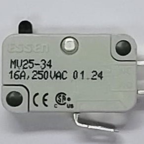 Essen MV25-34 16a miniature Microswitch with plain plunger